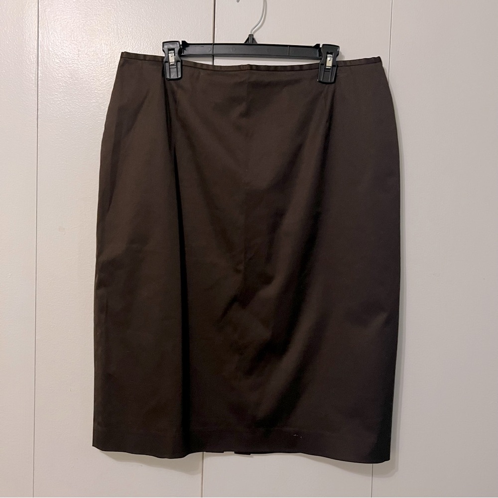 Brown Pencil Skirt